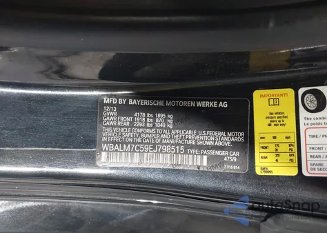 2014 BMW Z4 Sdrive35I из США, поврежденный, VIN WBALM7C59EJ798515